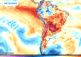 Nuevo fenómeno extremo: en Sudamérica se está registrando una ola de calor en pleno invierno