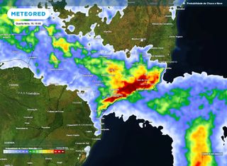 SP, RJ, MG e ES estão em estado de alerta para chuvas muito volumosas 