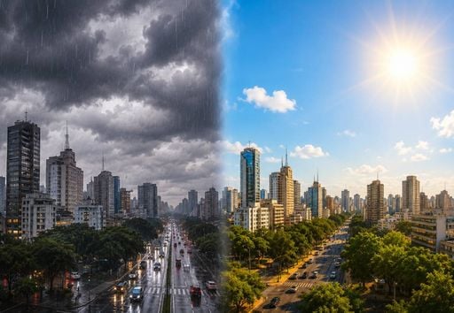 SP vai de chuva e frio a calor de mais de 40&deg;C em apenas 5 dias; veja a previs&atilde;o