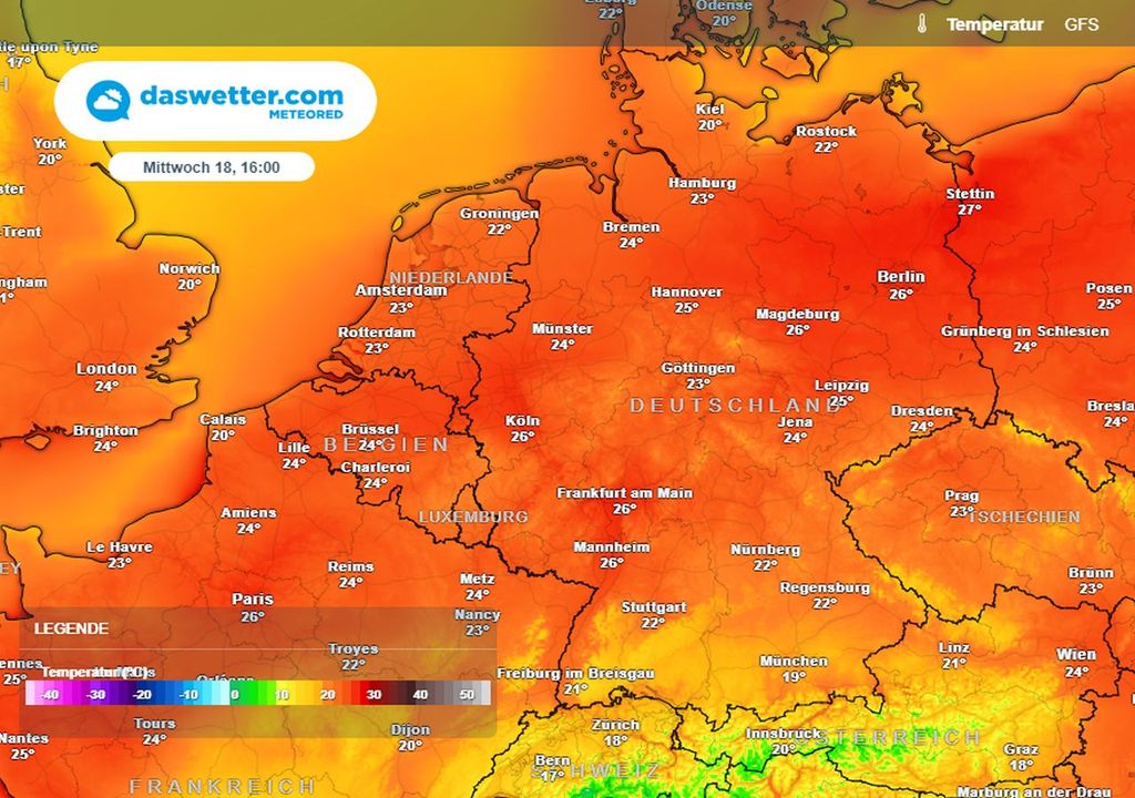 sommerwetter, deutschland, warm