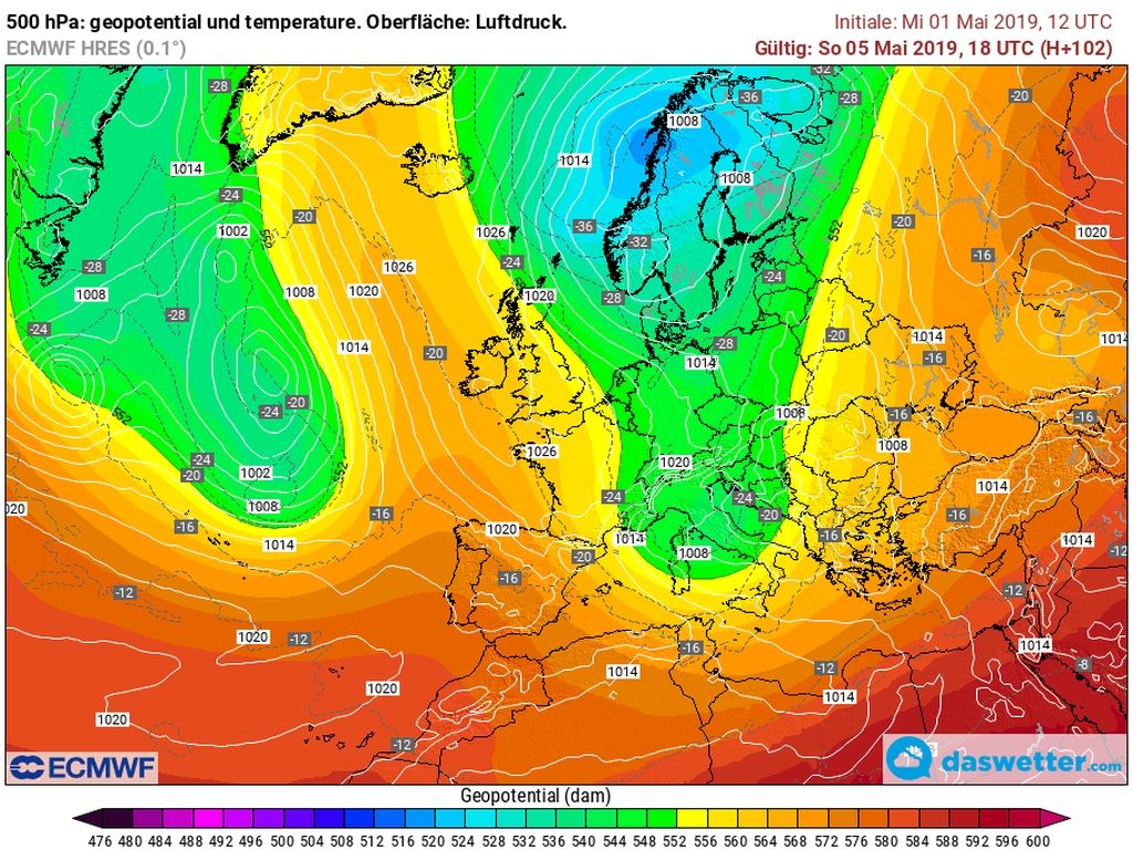 Kaltluft rauscht heran