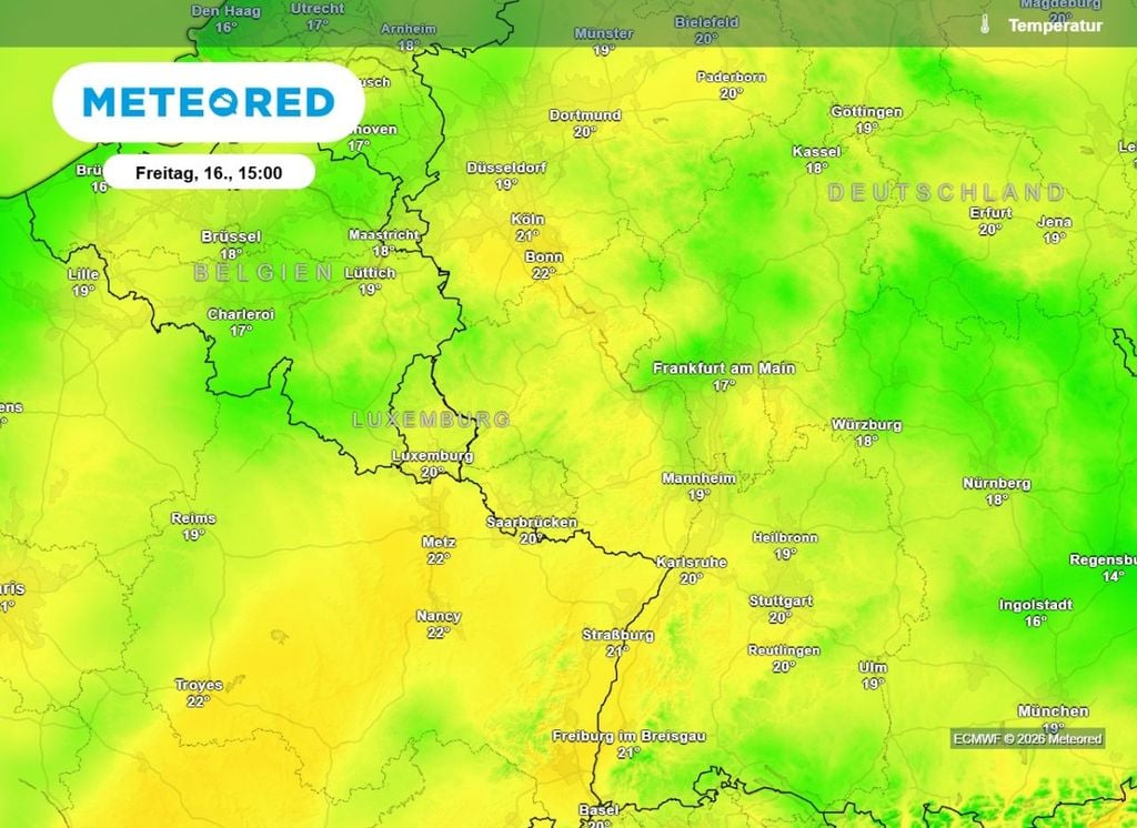 warm, freitag, 20 Grad Der Freitag wird der wärmste Tag der Woche - regional sind 20 Grad und mehr möglich.
