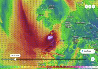 Storm Alex to bring torrential rain and gales to UK