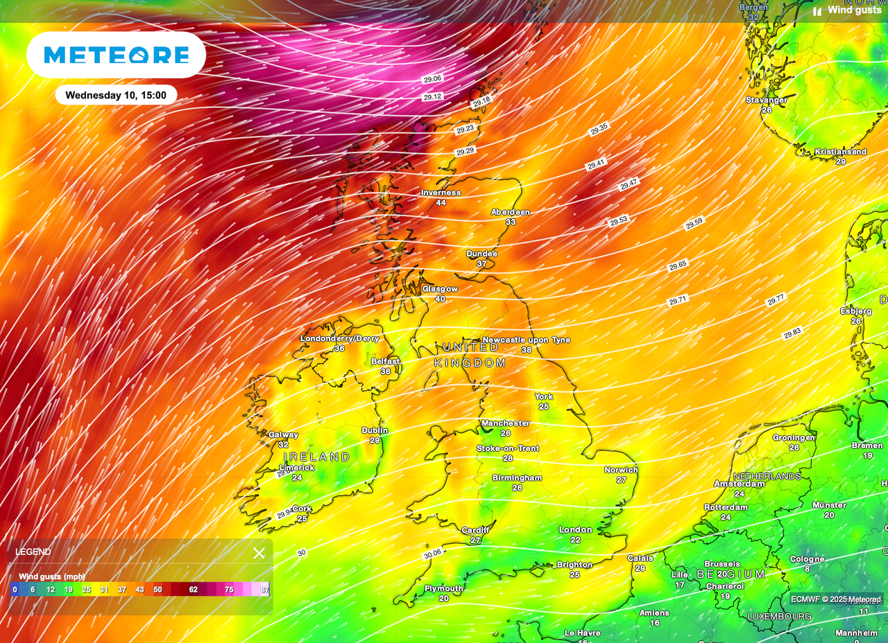 Storm Bram to bring strong, disruptive winds to Northwest Scotland amid ...
