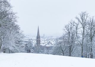 Glasgow, Scotland awakes to snow as UK travel impacted before New Year's Eve