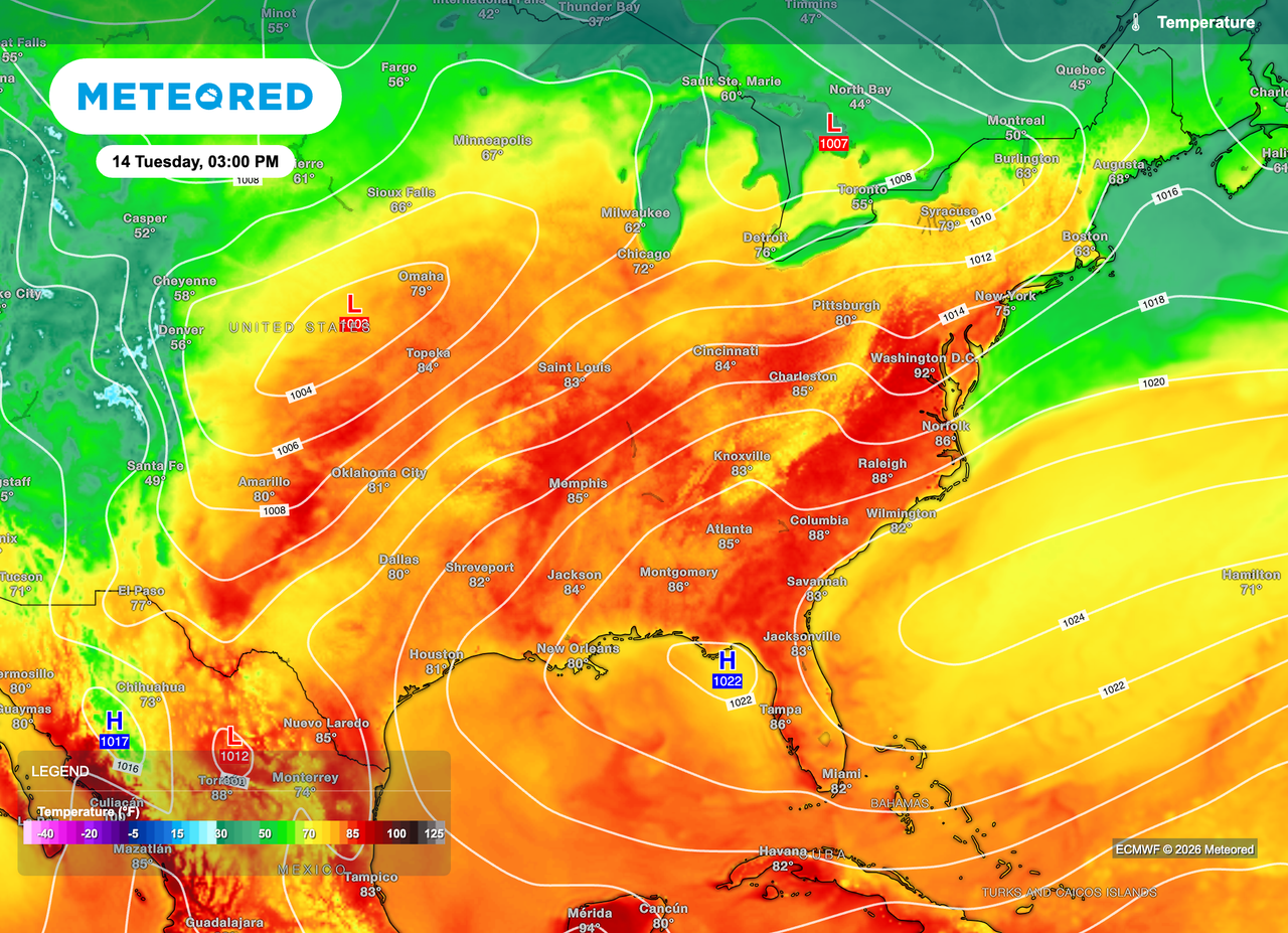 Storms Reload Across the Midwest as Summer-Like Heat Expands East