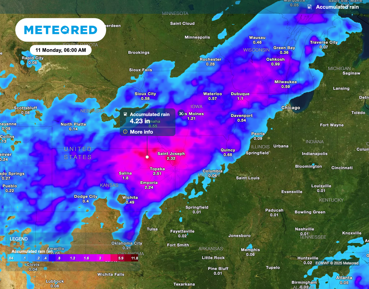 Stormy Stretch Ahead: Plains and Midwest Brace for Hail, High Winds ...
