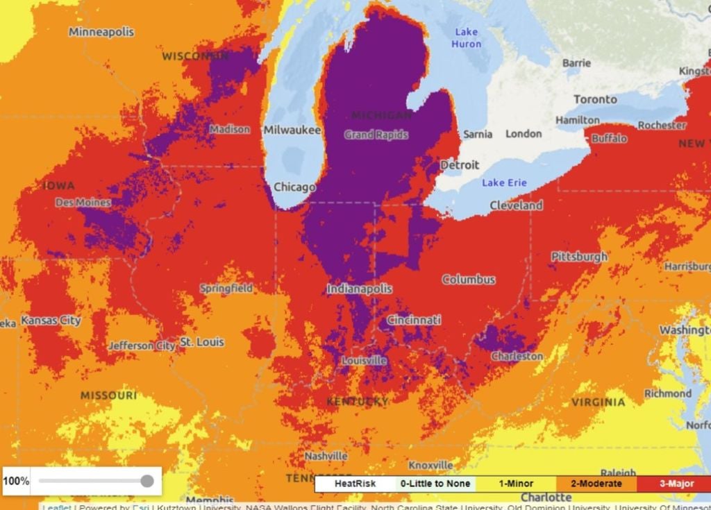 Strong Storms In The Central Us While The East Endures A Record