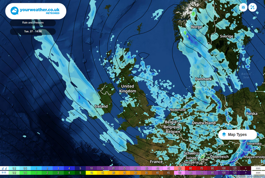 Strong winds and chilly temperatures forecast for UK as autumn bites