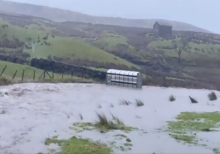 Storm Ciara: stunning footage shows floods in Yorkshire