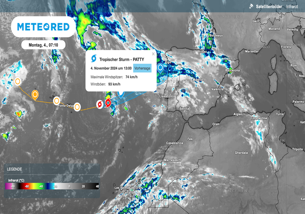 Sturm, Azoren,Mittag, Atlantik