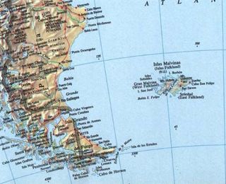 Subida del nivel del mar en Las Malvinas