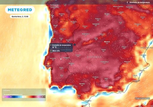 At&eacute; 8 &ordm;C acima da m&eacute;dia: as temperaturas poder&atilde;o subir de forma acentuada a partir do dia 2 de setembro