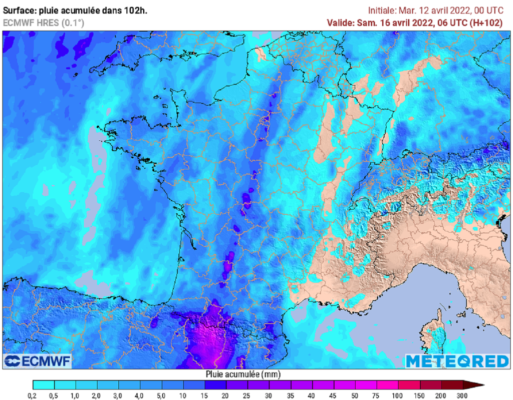 Aucune pluie n'est attendue d'ici samedi dans le sud-est, avant le retour probable de quelques orages les jours suivants.