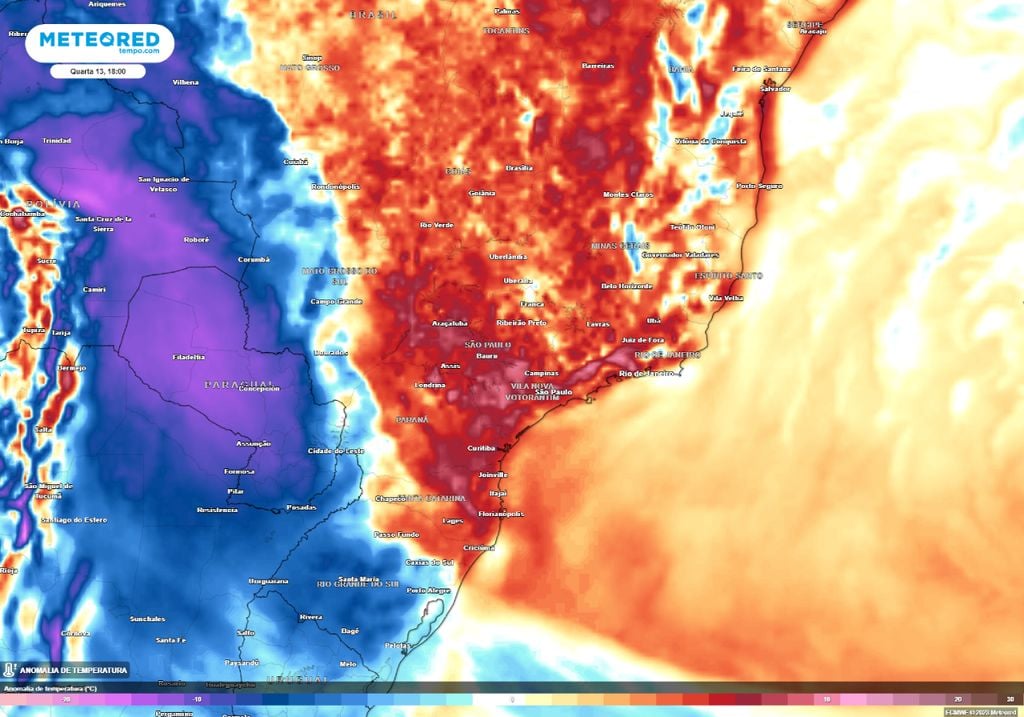 ar quente calor e baixa umidade