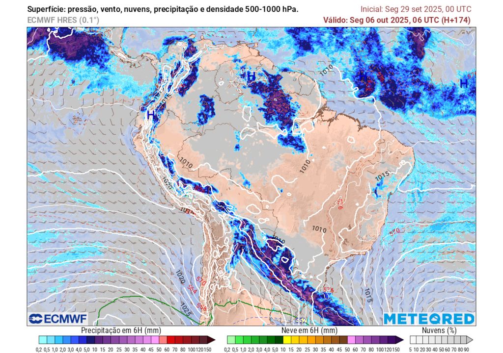 Previsão de chuvas na segunda-feira que vem durante a manhã. Previsão de chuvas na segunda-feira que vem durante a manhã.