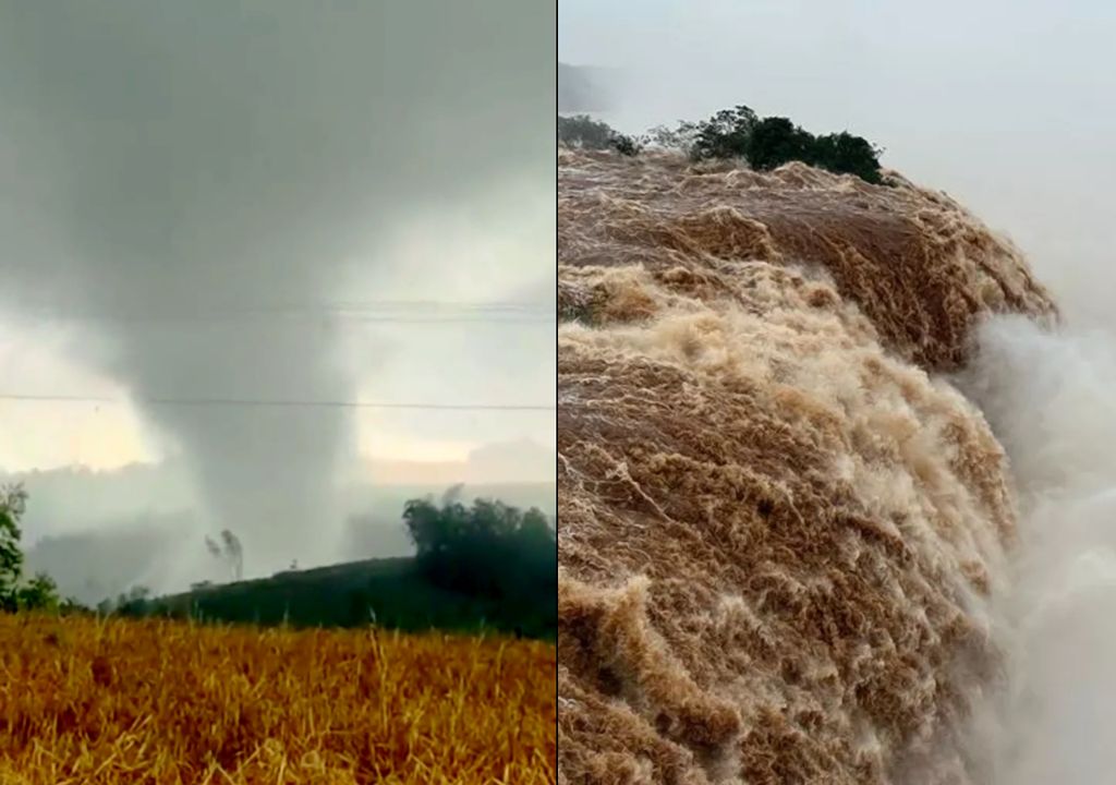 Resultado das tempestades severas no Paraná