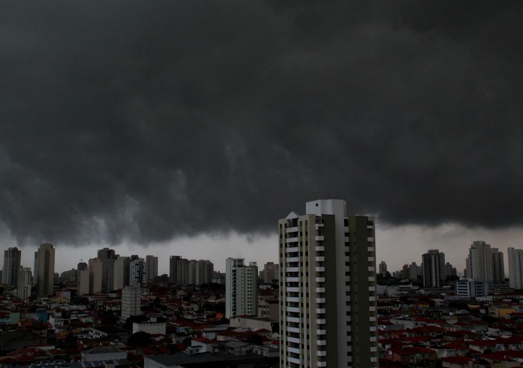 Calor e chuva no Brasil