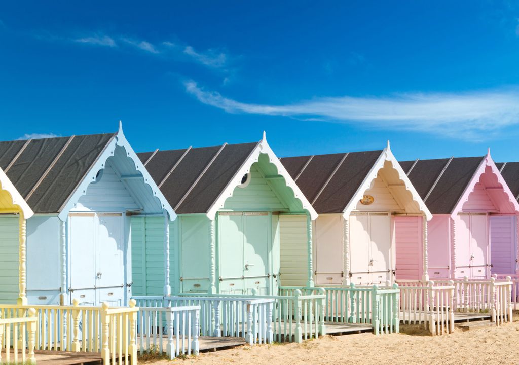 Beach huts