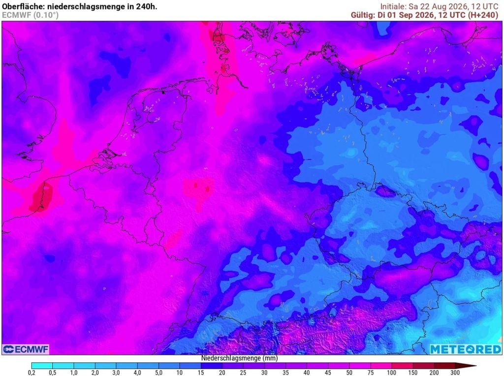 Viel Regen bis Anfang September? Fällt dann bald schon der erste Schnee?