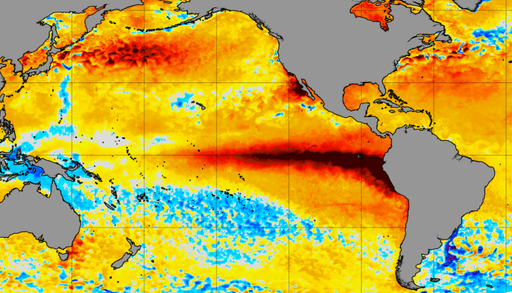 Super El Ni&ntilde;o: chance de recorde hist&oacute;rico aumenta para 83% segundo a NOAA