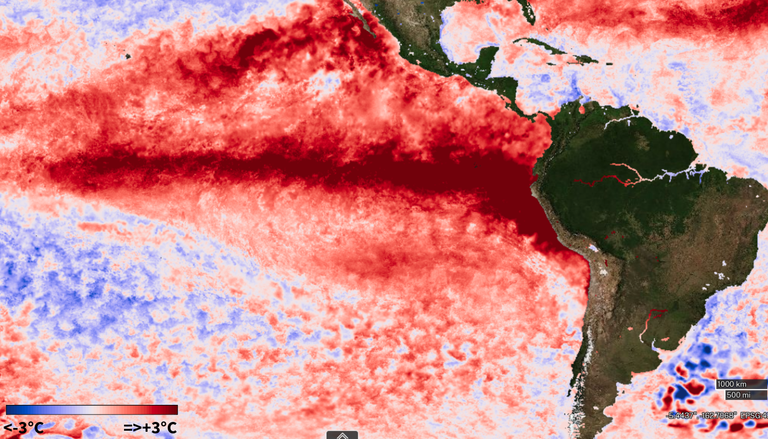 Urgente: Un nuevo pron&oacute;stico refuerza la hip&oacute;tesis de un Super El Ni&ntilde;o hist&oacute;rico con un calentamiento superior a los 3&deg;C