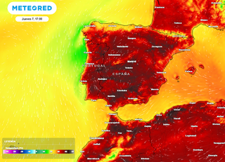 Muchas poblaciones peninsulares podrían superar los 40 ºC de forma continua durante esta ola de calor muy persistente