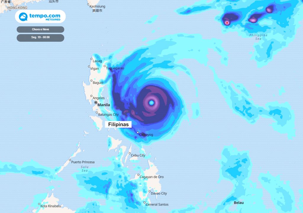 Surigae pode ser o primeiro Tufão do Pacífico em 2021