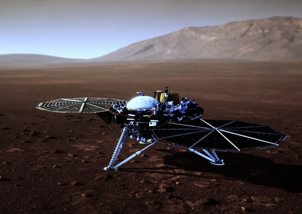 La sonde Insight sur Mars : a réalisé de nombreux enregistrements sur la planète rouge. Parmi ceux-ci, également de nombreux événements sismiques.