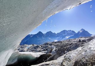 Glaciares suíços perdem 10% do seu volume em dois anos catastróficos