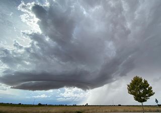 Tarde de lluvias fuertes, granizo y reventones ligados a supercélulas