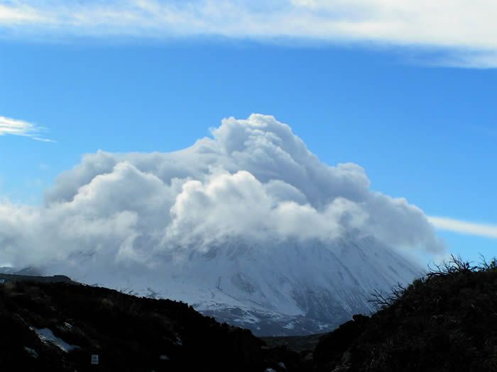 Teide Nevado Y Su Sombrero Blanco