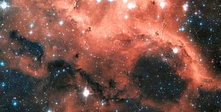 El Telescopio Espacial Hubble descubre ondulantes burbujas de hilo estelar