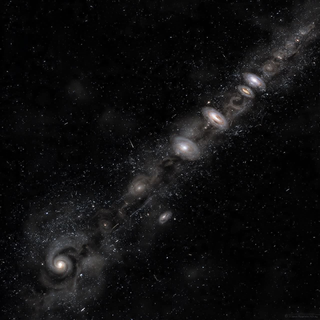 El telescopio espacial James Webb, JWST, ha revelado una impresionante estructura cósmica llamada la "Vid Cósmica"