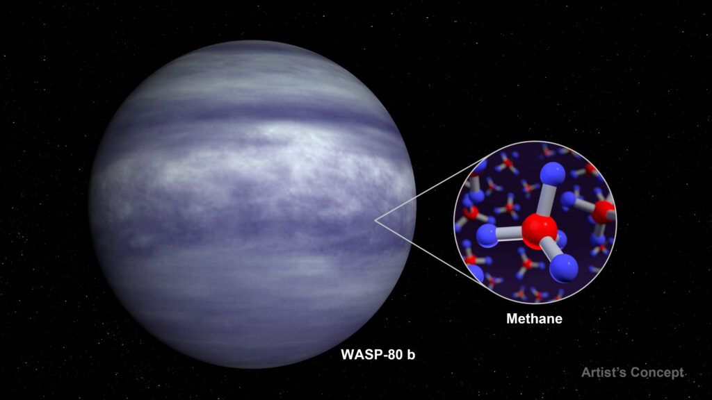 El telescopio espacial James Webb identifica metano en la atmósfera de ...