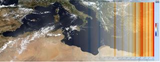 Temperatura del agua del mar del Mediterráneo: Invierno 2021