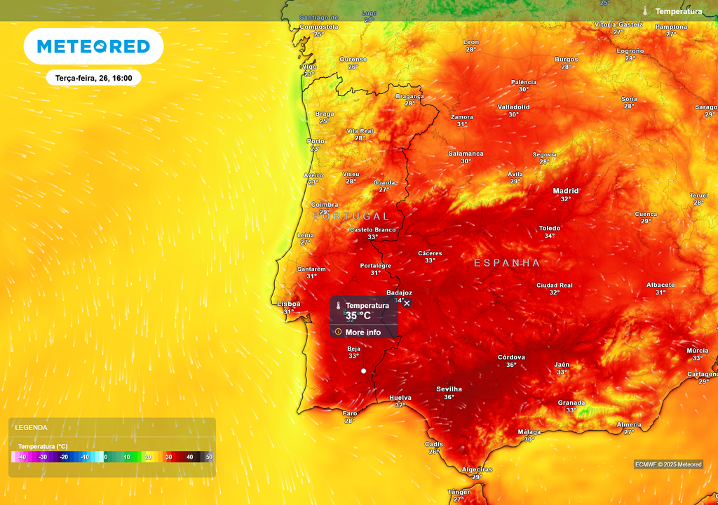 temperatura do ar à superfície temperatura do ar à superfície