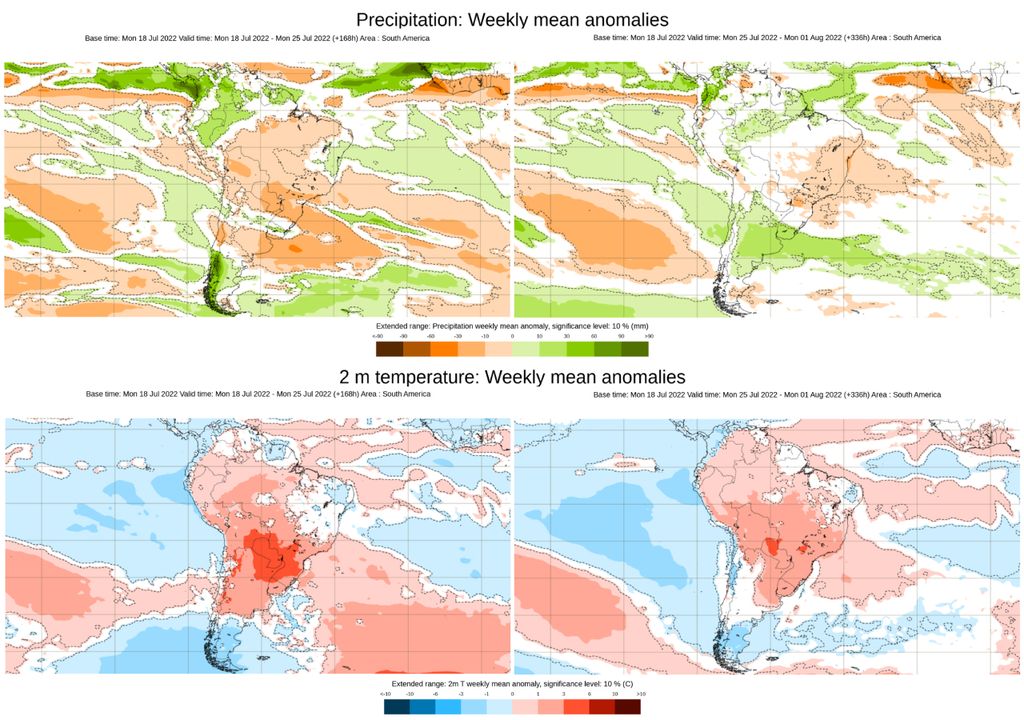 bloqueio atmosférico e calor
