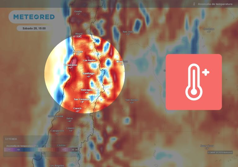 Temperaturas bajan en la zona central de Chile, pero el interior no rompe la barrera de los 30&deg;C: revisa en qu&eacute; comunas