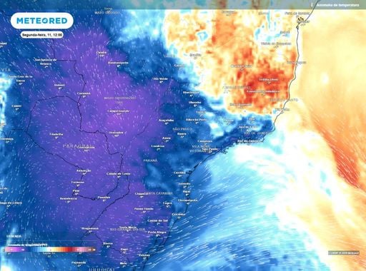 Temperaturas despencam no Sudeste: mais frio e chuva neste fim de semana