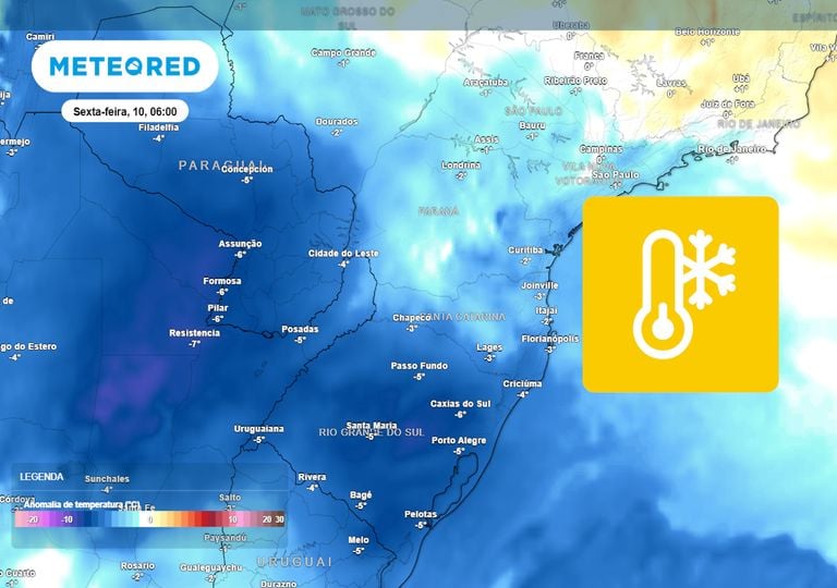 Temperaturas diminuem mais nesta sexta-feira (10): at&eacute; quando atua a massa de ar frio?