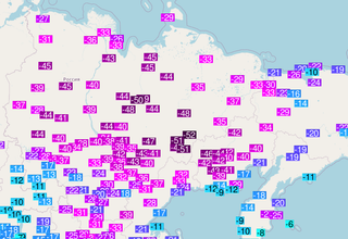 Temperaturas en la Rusia siberiana inferiores a las de la Antártida