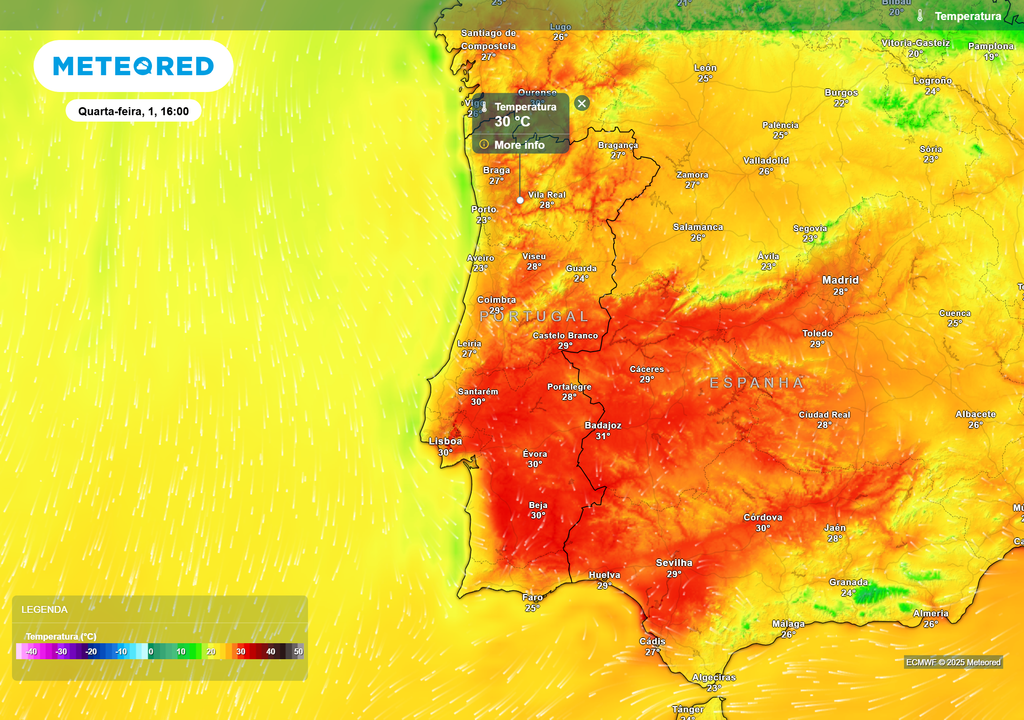 temperatura do ar à superfície temperatura do ar à superfície
