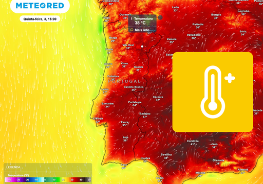 Temperaturas poder&atilde;o alcan&ccedil;ar os 38 &ordm;C em breve: eis as zonas mais quentes do pa&iacute;s entre os dias 2 e 4 de setembro