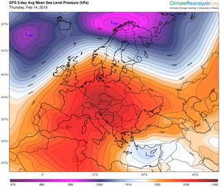 Temperaturas primaverales y casi sin precipitaciones
