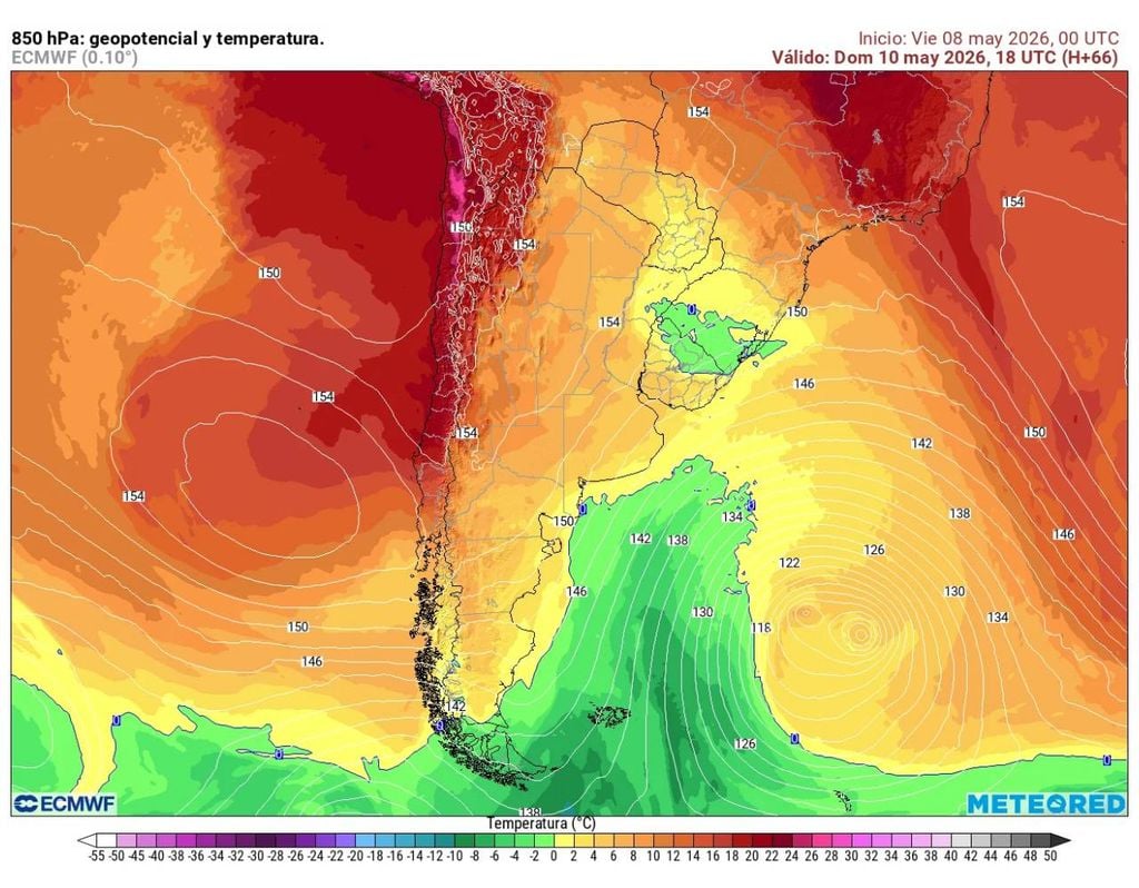 Área de dorsal en altura afectará la RM y Santiago este domingo: temperaturas escalarán con fuerza.