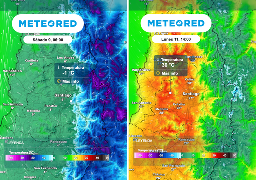 Temperaturas se disparan hasta los 30 &deg;C en la Regi&oacute;n Metropolitana, pero ojo con las heladas matinales en estas zonas