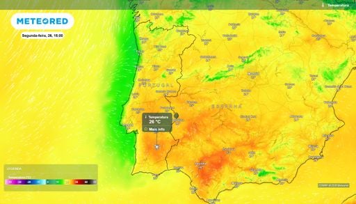 Temperaturas sobem e voltam a descer em breve: o que esperar dos term&oacute;metros esta semana em Portugal Continental
