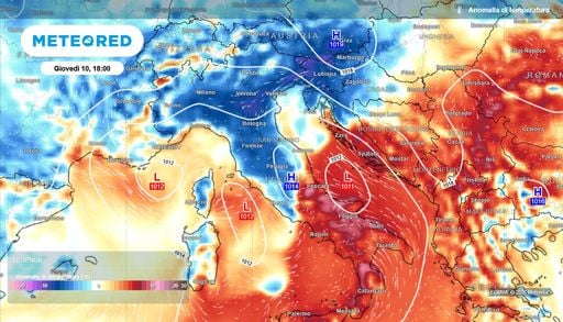 Fino a 10 &ordm;C in meno: nelle prossime 48 ore temperature a picco in Italia, ecco le mappe
