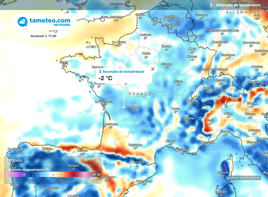 Progressivement, les températures vont se rapprocher des normales saisonnières.